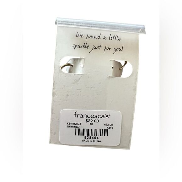 FRANCESCAS Pineapple Small Huggies - Picture 3 of 3